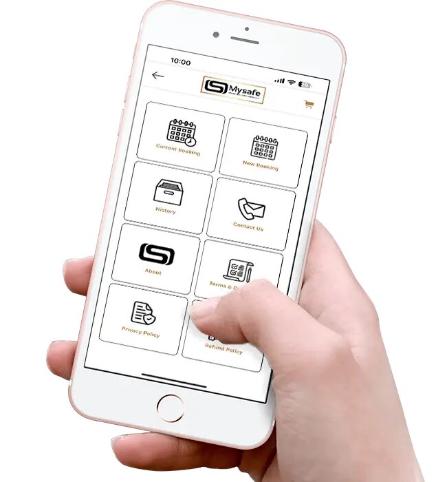 Mysafe App manage your Safe Deposit Box